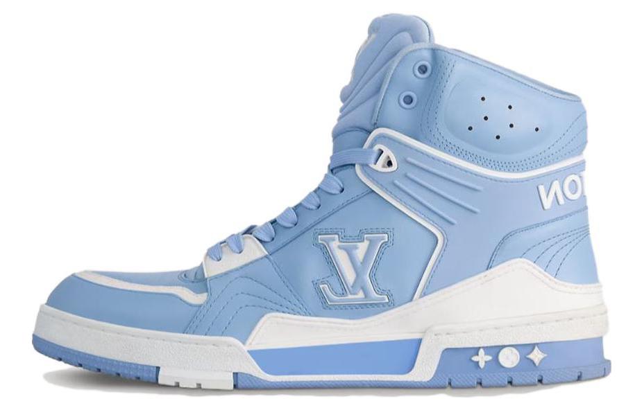 LOUIS VUITTON Lv Trainer Sneaker Boots 'Blue'