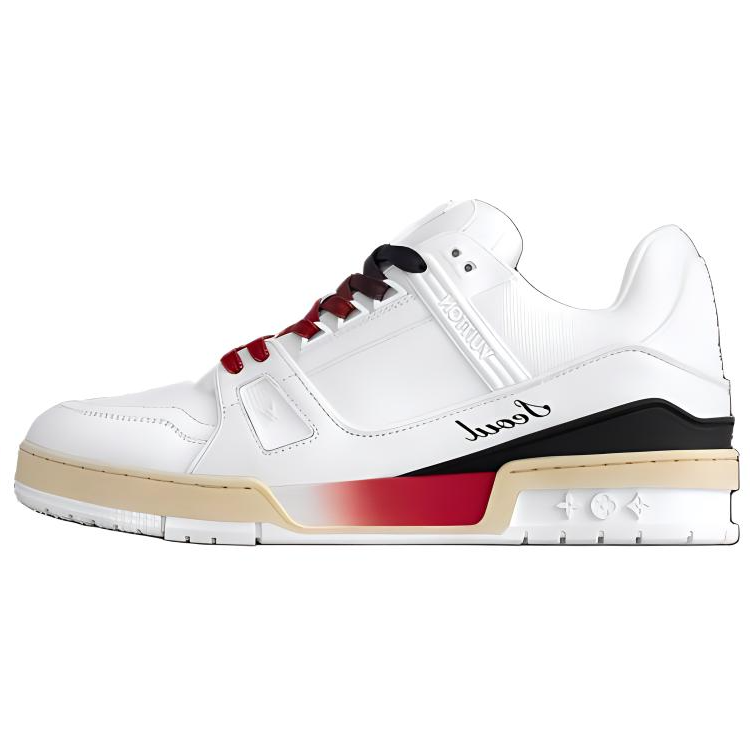 LOUIS VUITTON Trainer Skateboard Shoes Unisex Mismatched Color