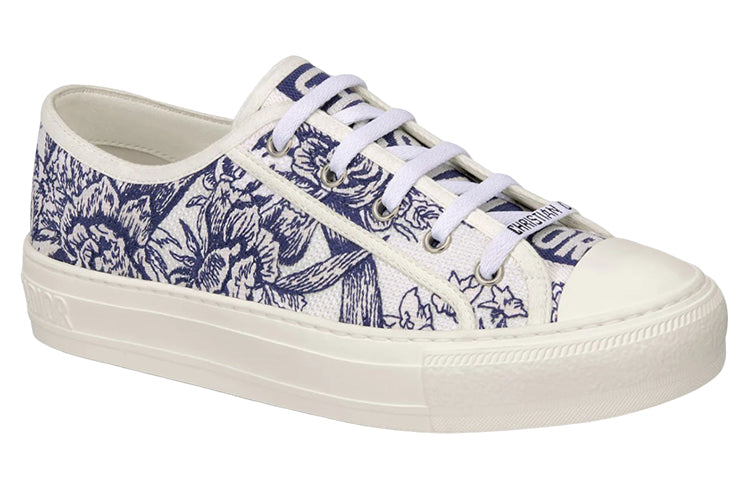 DIOR Women's Walk'N'DIOR 'Jardin D'Hiver - White Blue'