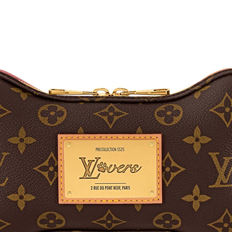 LOUIS VUITTON Coated Canvas Crossbody Bag Shoulder Bag Mini Women's Brown