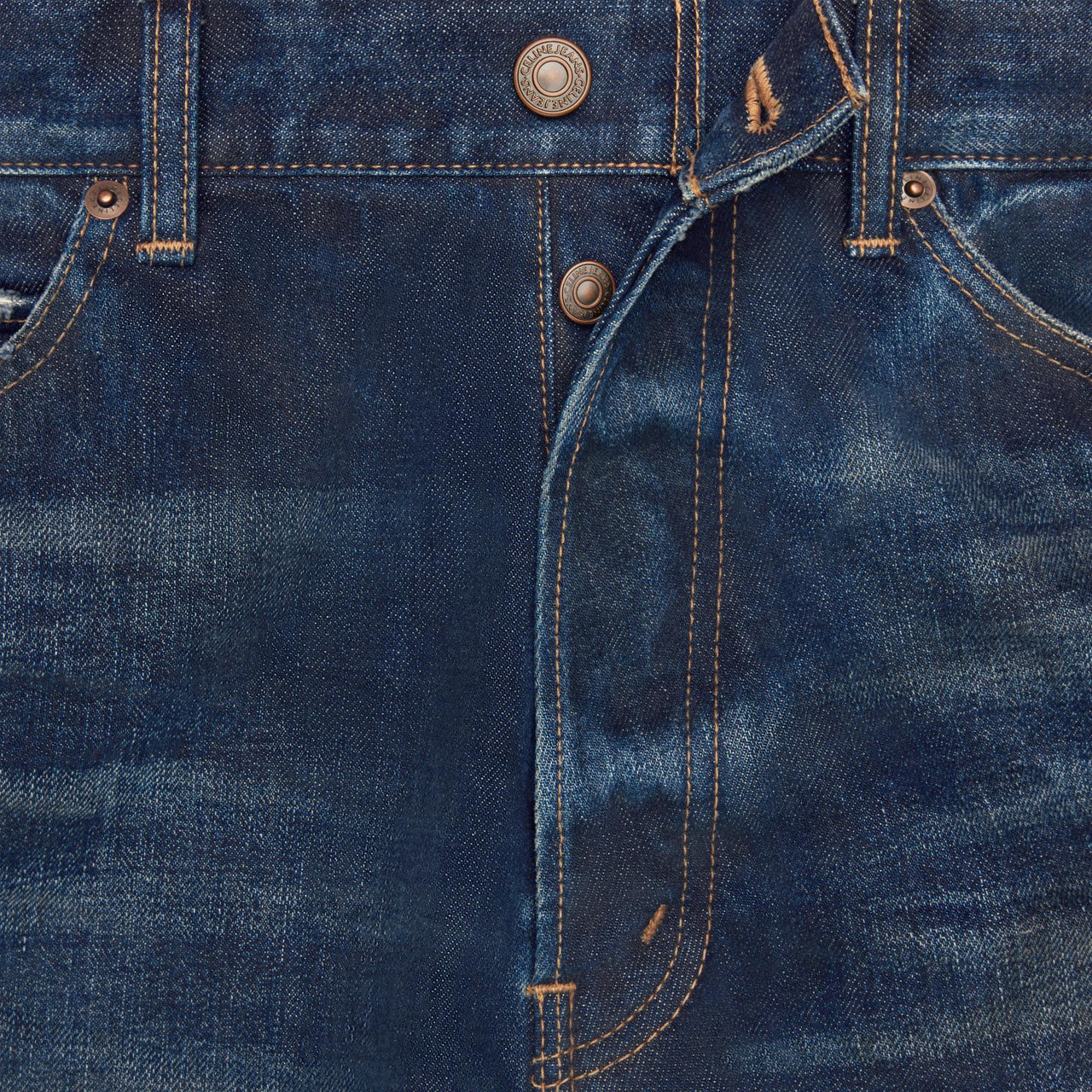CELINE Wesley Jeans In Indigo Dark Stone Denim