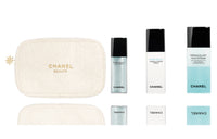 CHANEL 2024 Christmas Limited Camellia Hydrating Skincare Sets Tightening 30ml+30ml+100ml+Makeup Bag