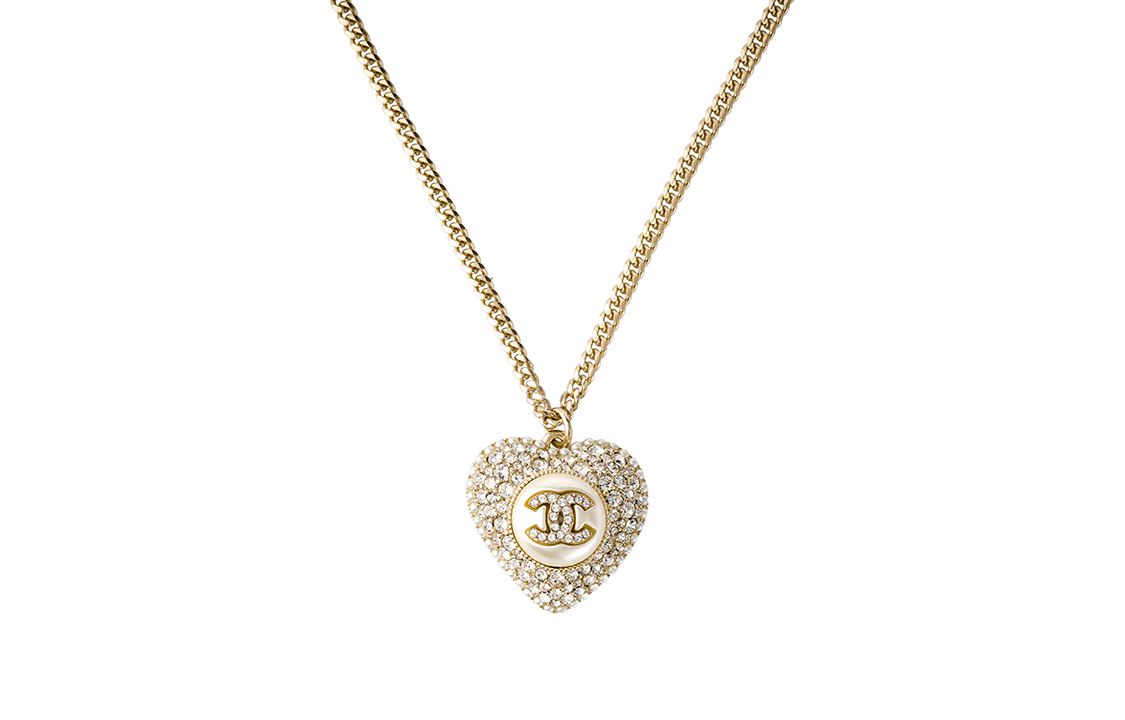 CHANEL Metal Necklace AB9385