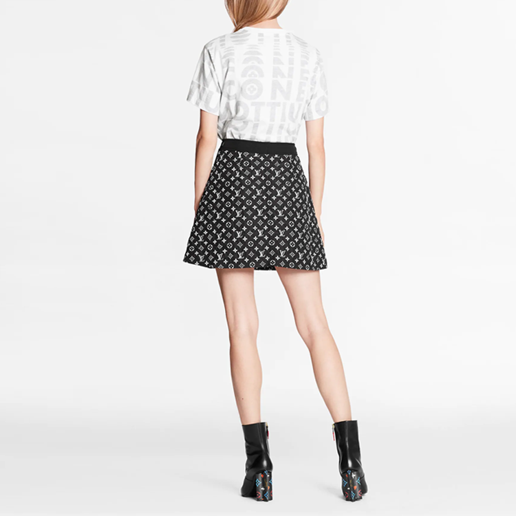 LOUIS VUITTON Casual Short Skirts Women's Black