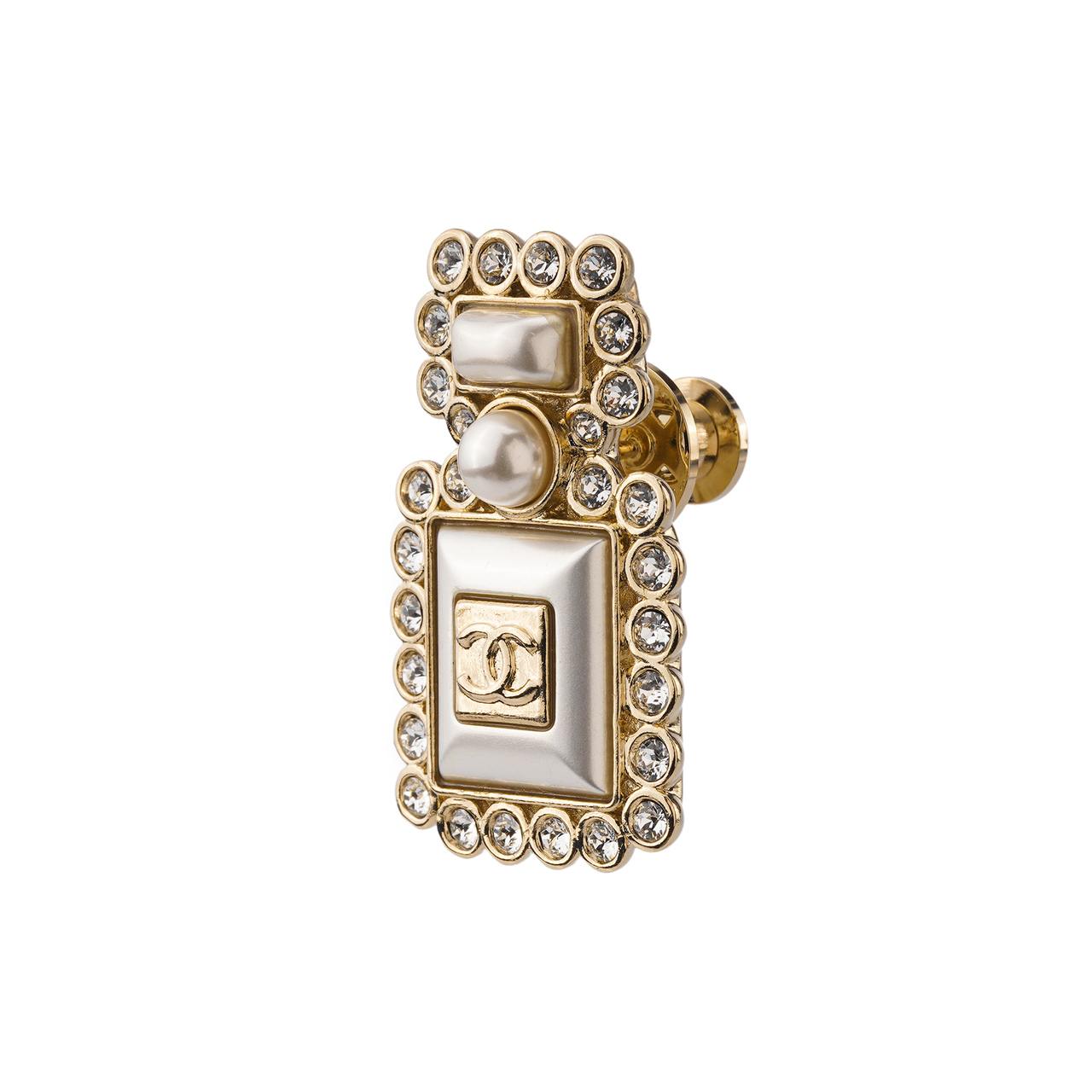 CHANEL 22c Early Spring Brooches Unisex Gold
