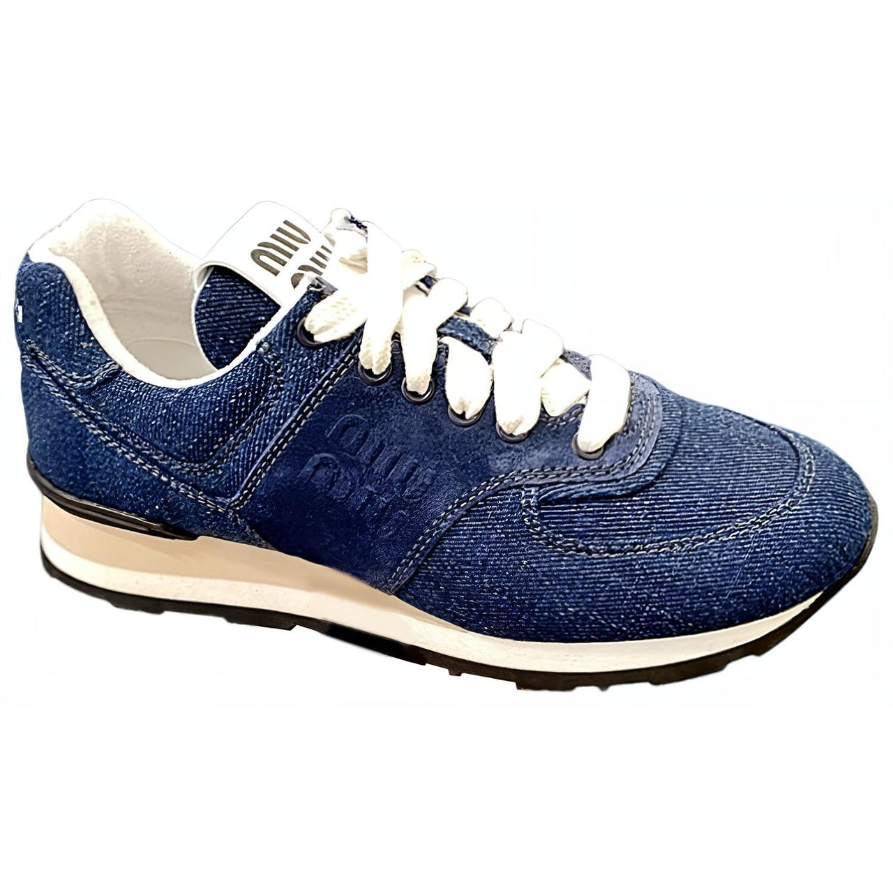 MIU MIU Low Top Casual Shoes Women's Blue