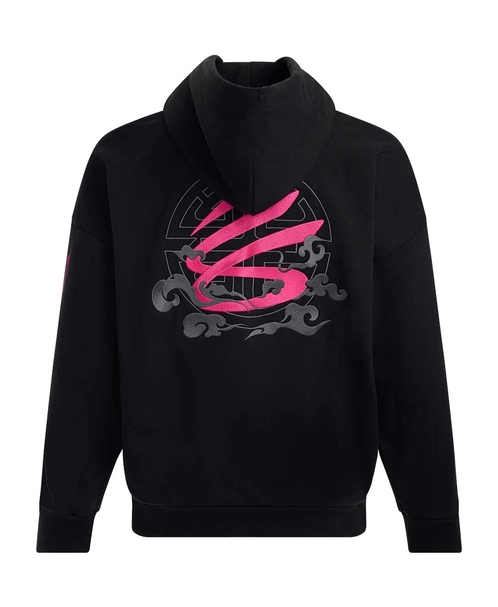 Under Armour Curry Tour Graphic Hoodie 'Black Pink' 6001840-001