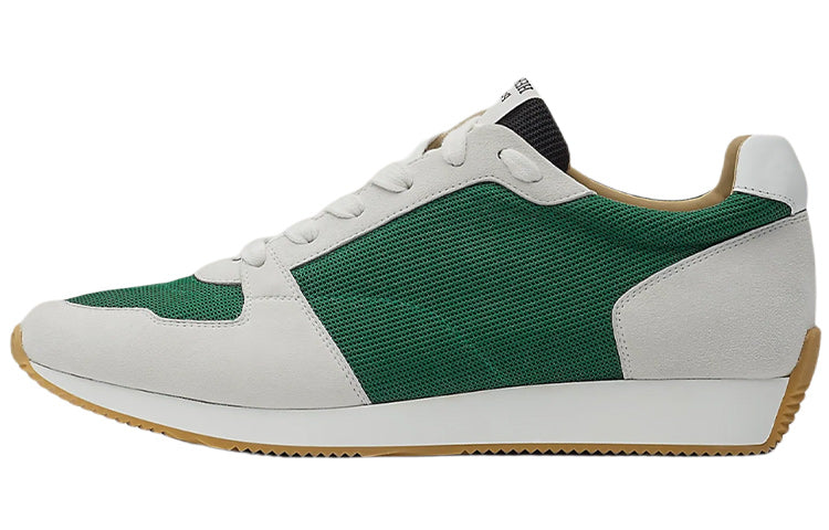 HERMES Escape Low-Top Casual Shoes Men's Green White