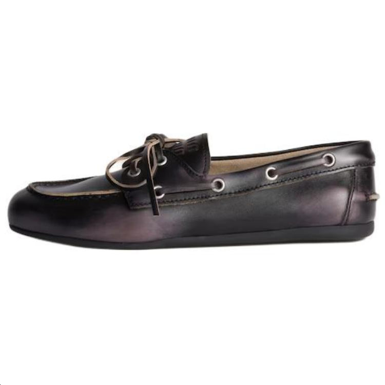 MIU MIU Casual Single Shoes Women's Black Brown