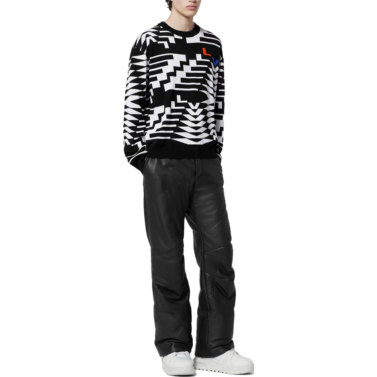 LOUIS VUITTON FW23 Knitwear Men's Black