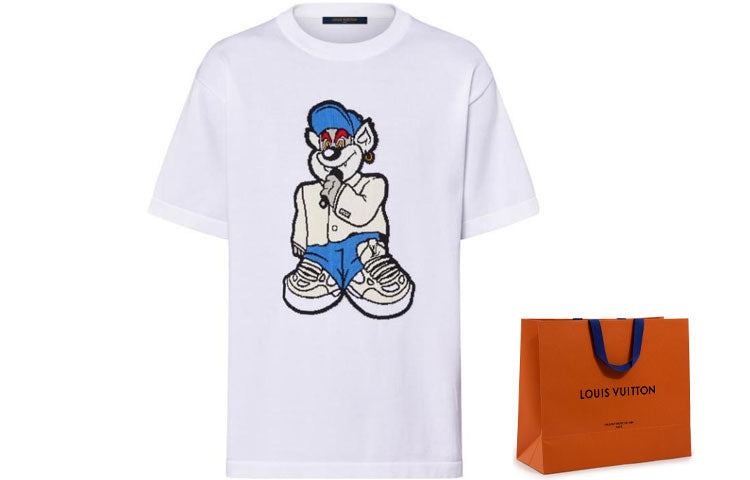 LOUIS VUITTON Graphic Short Sleeved Knitwear