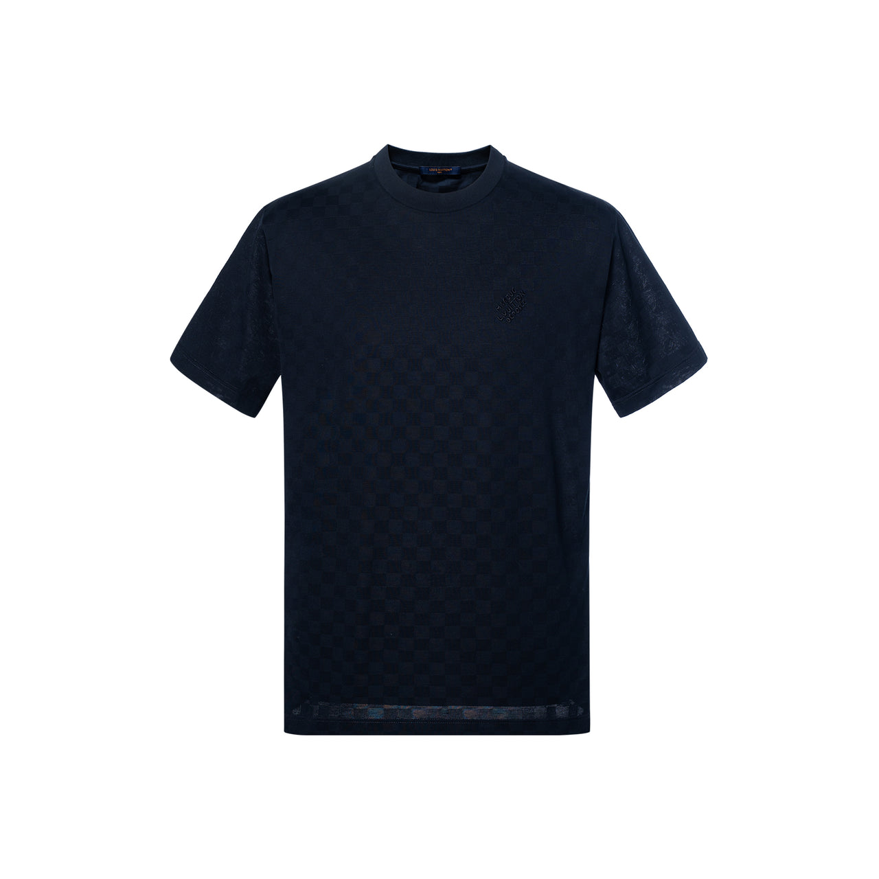 LOUIS VUITTON Damier Cotton Pique T-Shirt