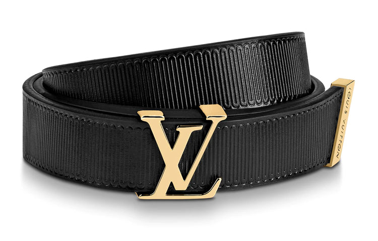 LOUIS VUITTON Initiales Leather Belts Women's