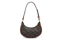 CELINE AVA Cow Leather Binding Shoulder Bag, Handbag, Shoulder Bag Women's Tawny