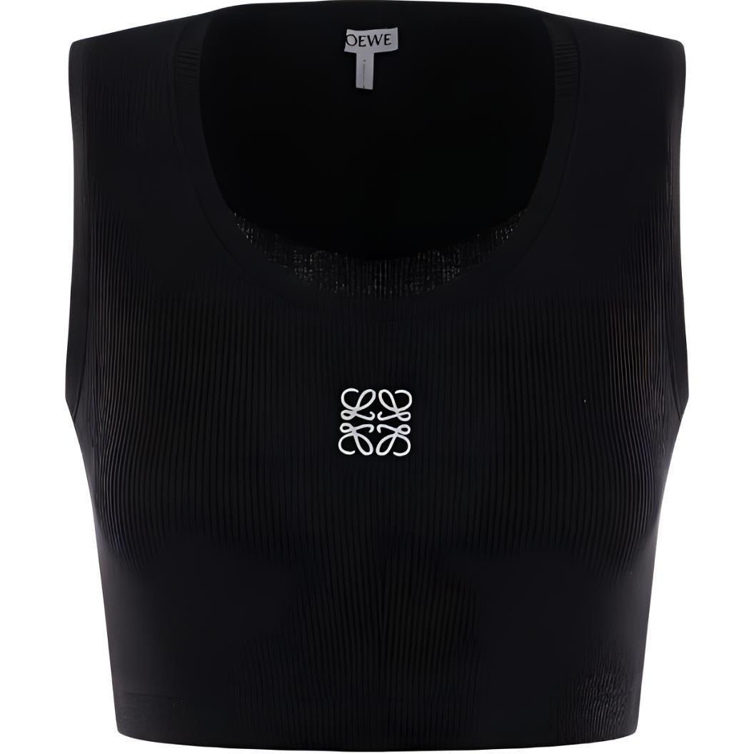 LOEWE Tank Tops Women's Black
