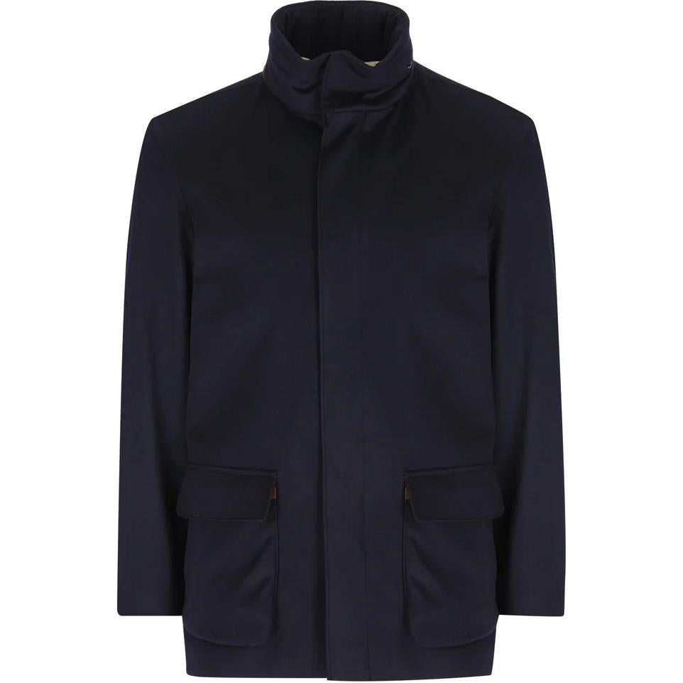 Loro Piana High-Neck Long Sleeved Jacket
