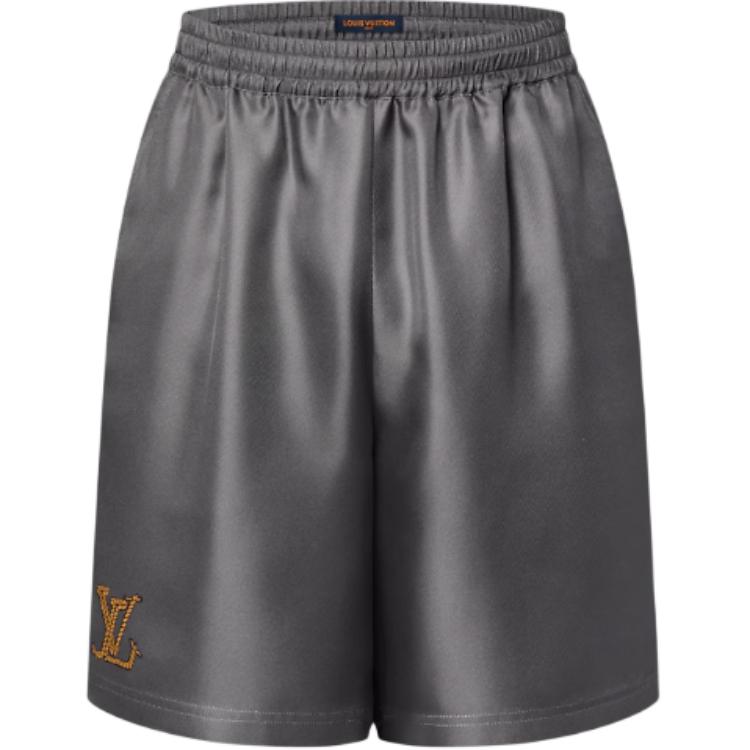 LOUIS VUITTON Printed Silk Shorts