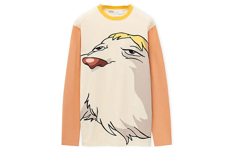 LOEWE X Howl's Moving Castle T-Shirts Unisex Beige