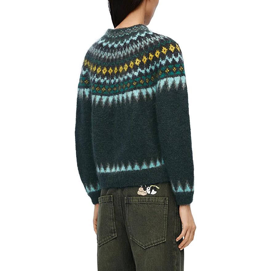 LOEWE X Suna Fujita Pattern Intarsia-Knit Jumper