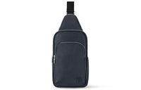 LOUIS VUITTON Avenue Cow Leather Sling Bag Crossbody Bag Shoulder Bag Regular Men's Dark Blue