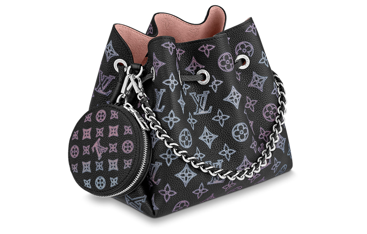 LOUIS VUITTON Bella Cow Leather Moonlight Goddess Bucket Bag, Shoulder Bag, Crossbody Bag Women's Black