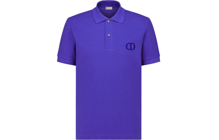 DIOR Quarterly New Products Polo Shirts Men Purple