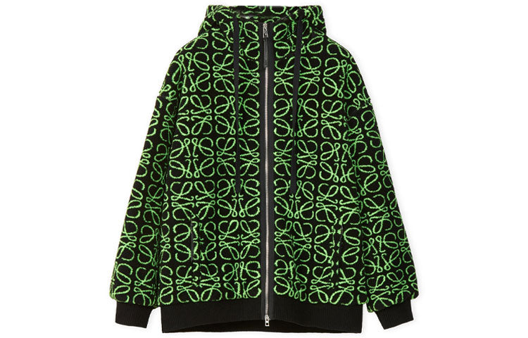 LOEWE Anagram Jacquard Fleece Parka