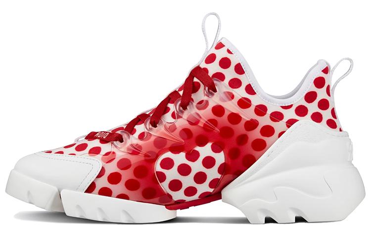DIOR D-Connect Dio Amour Coverage Mid-Top Casual Shoes Women's Red