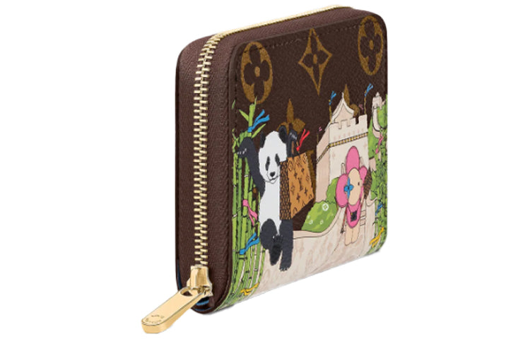 LOUIS VUITTON Zippy Coin Purse Monogram Vivienne Myosotis Blue