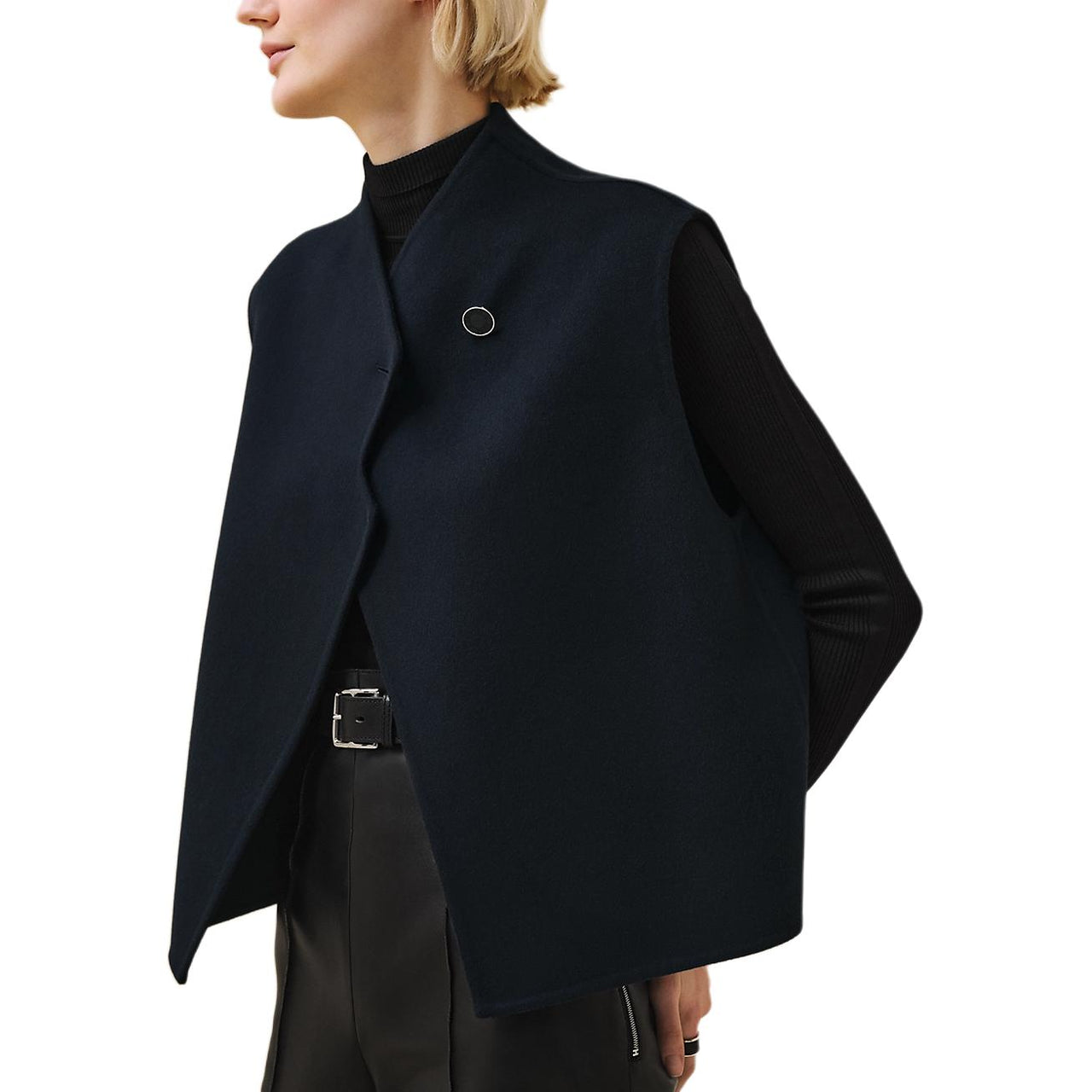 HERMES FW24 Vest Women's Black Blue