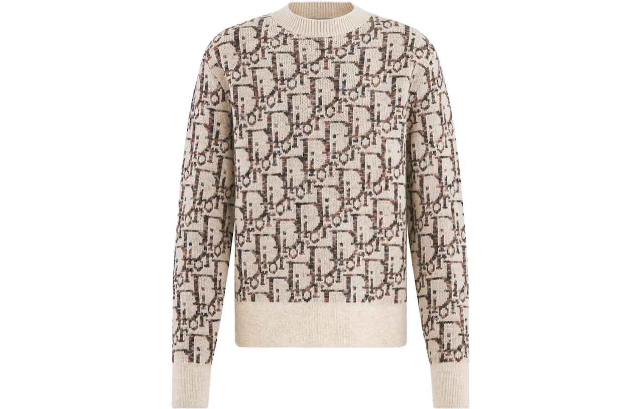 DIOR Monogrammed Intarsia Sweater