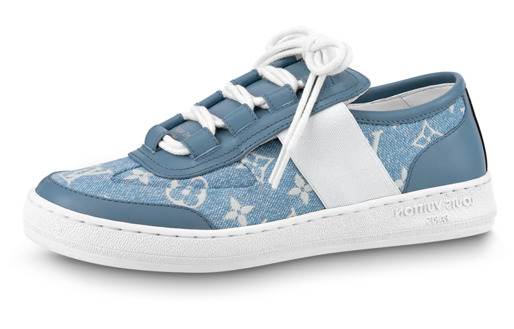 LOUIS VUITTON Lous Sneakers 'Denim Monogram' Women's
