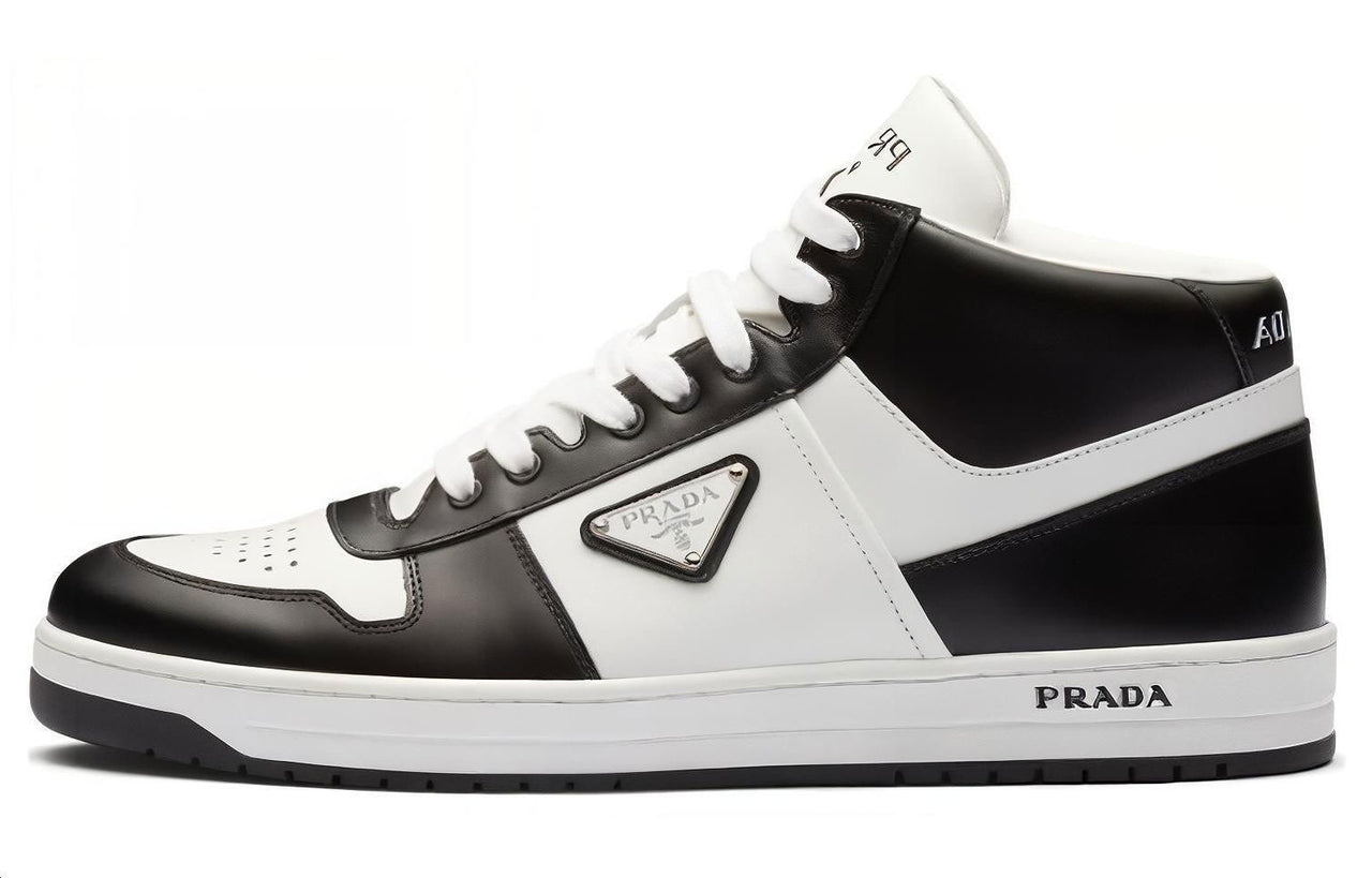 PRADA High Top Skateboard Shoes Men's Black