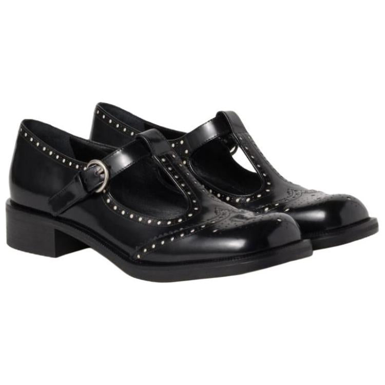 MIU MIU Salomé Casual Single Shoes Women's Black
