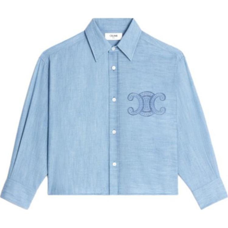 CELINE Shirts Women's Blue
