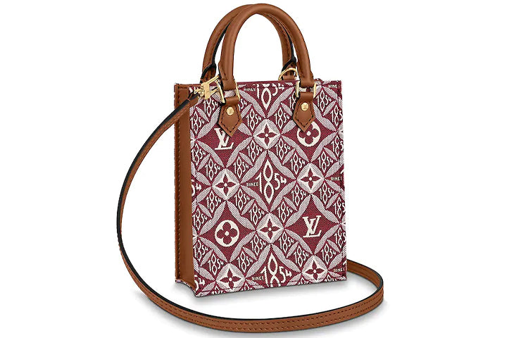 LOUIS VUITTON Petit Sac Plat Since 1854 Bordeaux