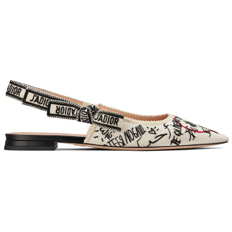 DIOR J'Adior Casual Single Shoes Women's Beige