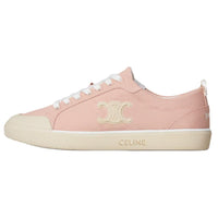 CELINE Low Top Canvas Shoes Women's Pink