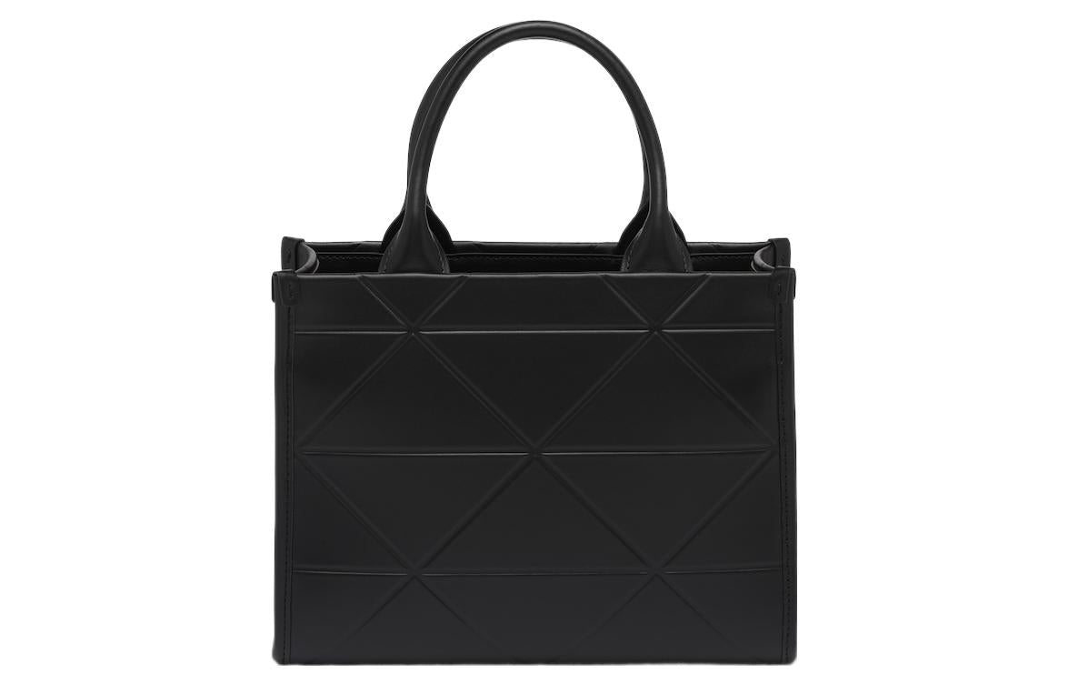 PRADA Symbole Leather Shoulder Bag, Crossbody Bag, Handbag Trumpets Women's Black