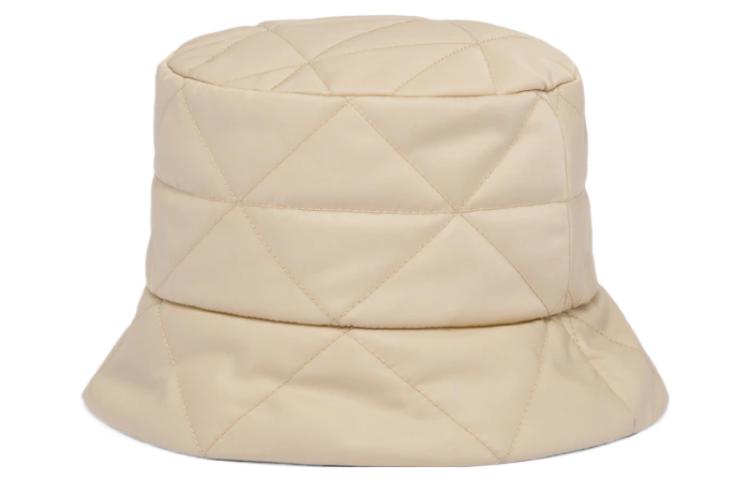 PRADA Triangle-logo Quilted Bucket Hat