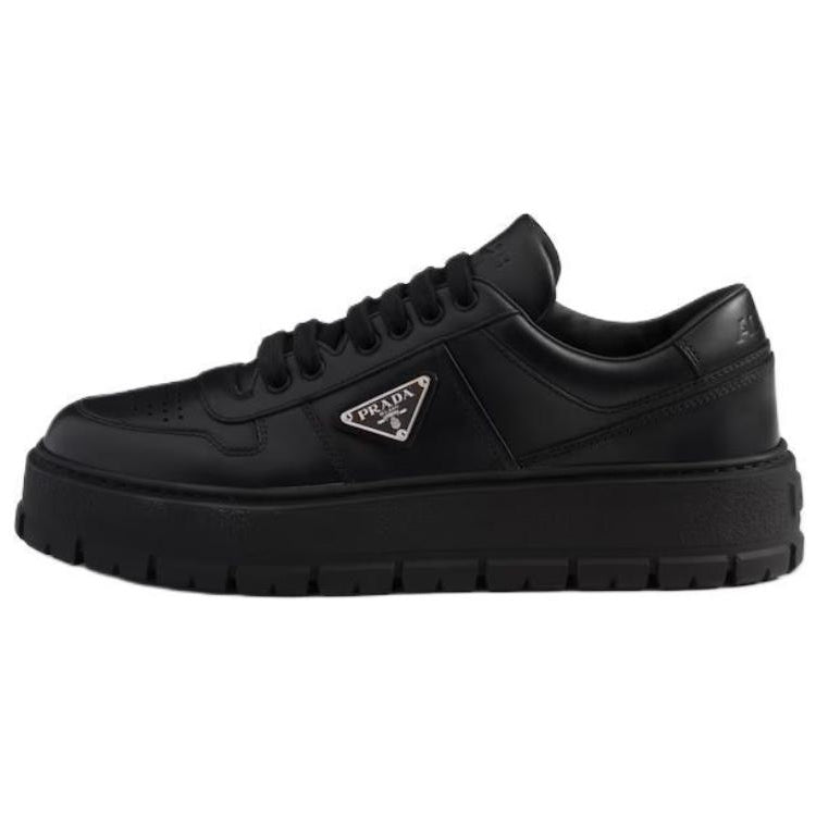 PRADA Low Top Skateboard Shoes Men's Black