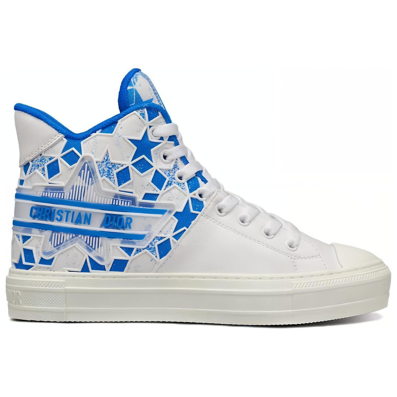 DIOR Walk'N'DIOR Star Bright Blue White DIOR Etoile Motif Women's
