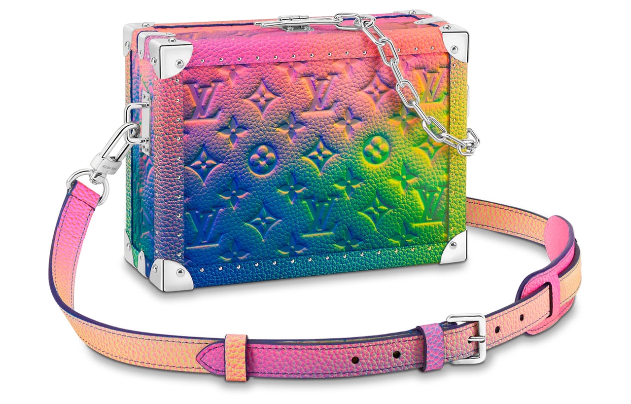 LOUIS VUITTON Clutch Bo Taurillon Cow Leather Handheld Shoulder Bag, Crossbody Bag Men's Multicolor
