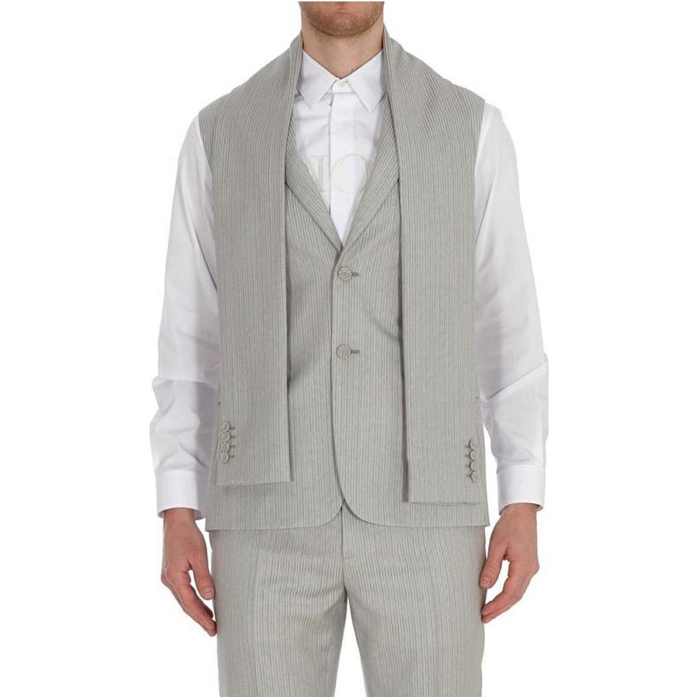 DIOR Homme Striped Sleeveless Jacket