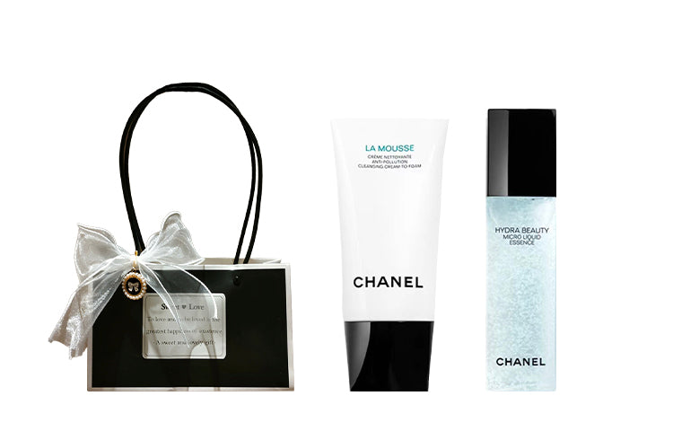 CHANEL Trendy Queen Camellia Skincare Sets Moisturizing And Hydrating Cleansing Three-Piece Set