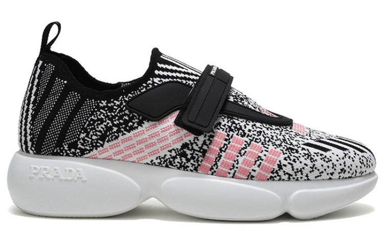 PRADA Cloudbust Breathable Low Top Sports Casual Shoes Women's Pink White