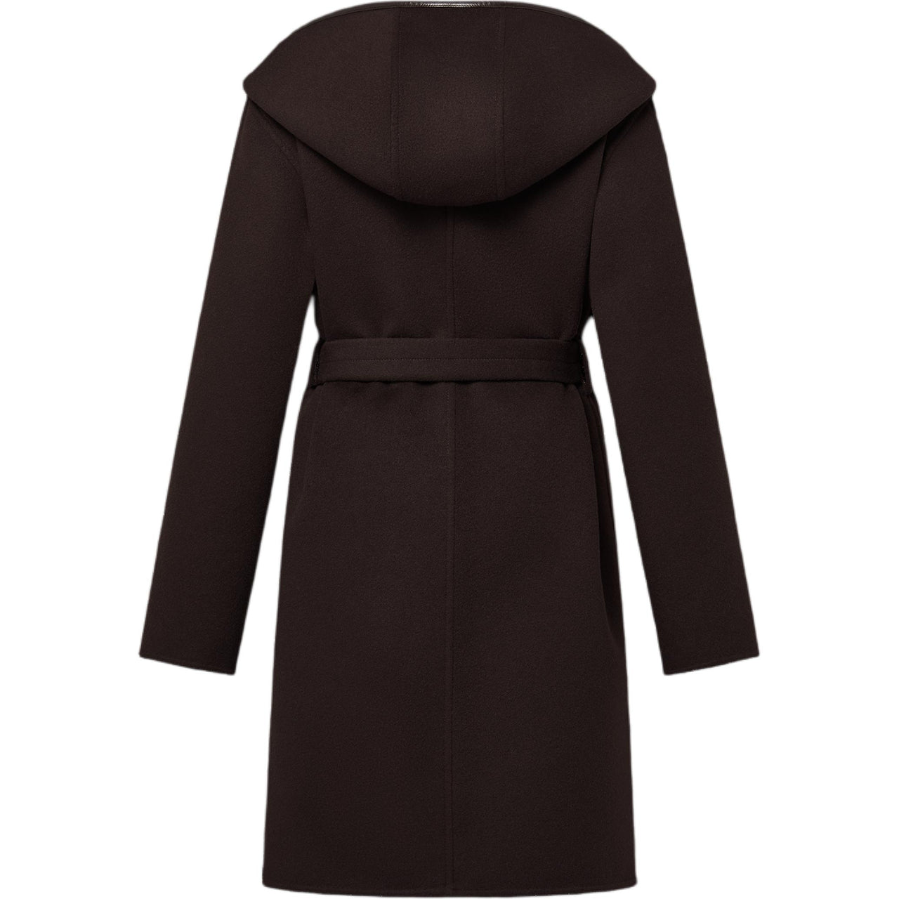 LOUIS VUITTON Reversible Signature Hooded Wrap Coat