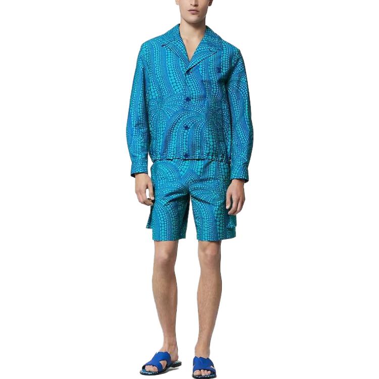 LOUIS VUITTON Louis Vuitton X Yayoi Kusama Jackets & Coats Men's Blue
