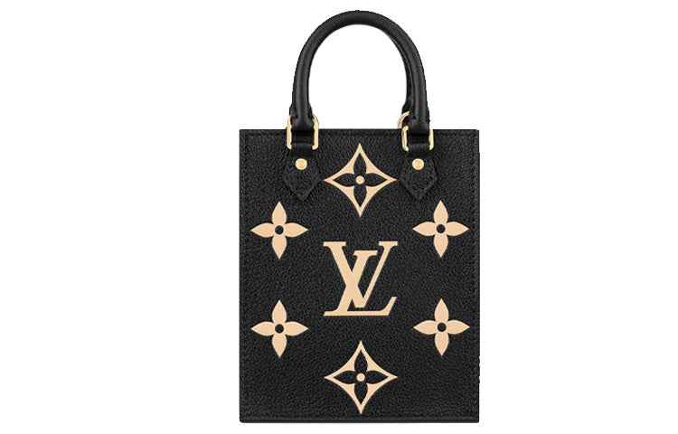 LOUIS VUITTON Petit Sac Plat Black