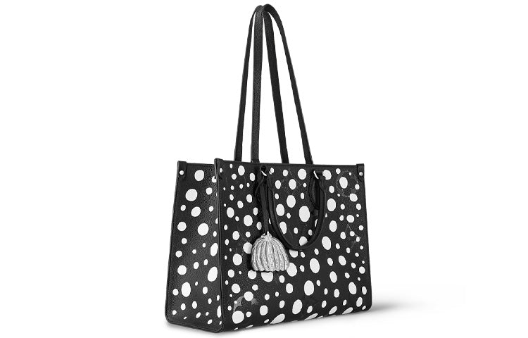 LOUIS VUITTON X Yayoi Kusama OnTheGo Mm Black/White